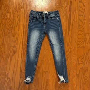 BKE Stylish Distressed Blue Jeans